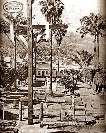Praça Bernardino de Lima antiga, data desconhecida