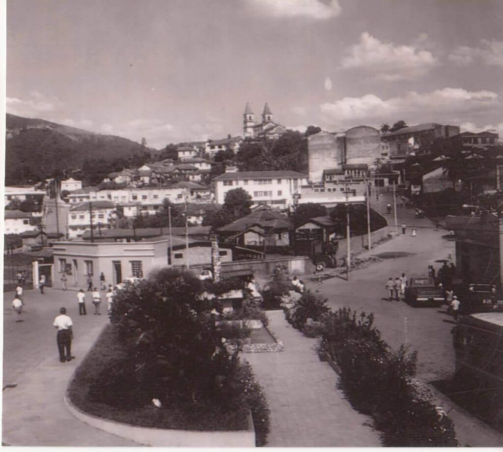 Praça do Mineiro em 1970.