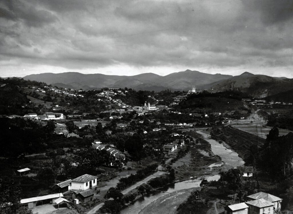 Vista parcial da antiga Nova Lima